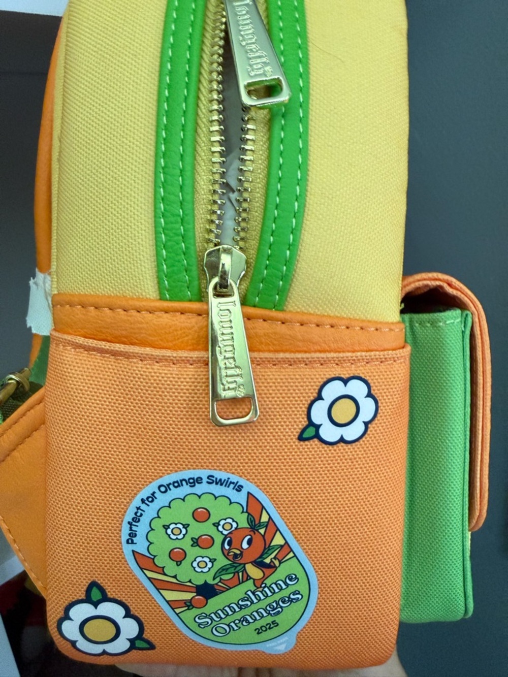 Loungefly Orange Bird & Spike Backpack EPCOT Flower & Garden Fest NWT - Picture 7 of 9